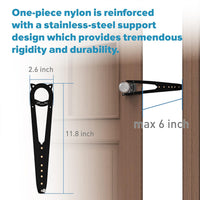 Neobay Cat Door Latch with Stabilizer - Black 1 Pack - image 2