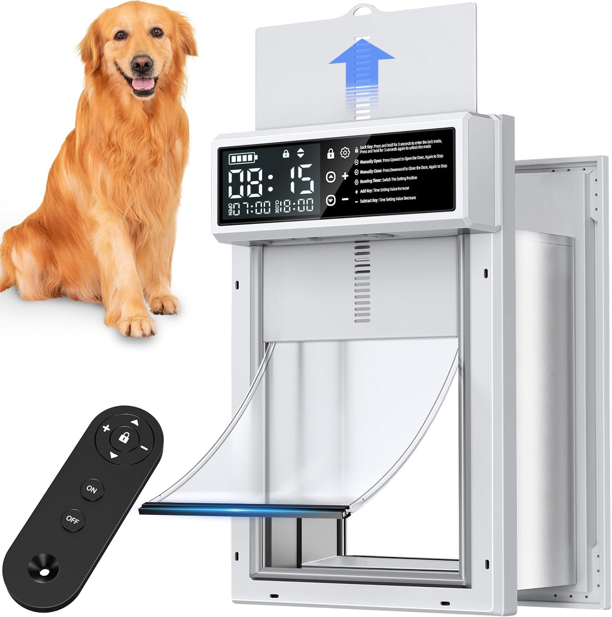Automatic Dog Door with Timer