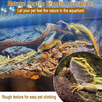 Reptile Decor 3PCS Natural Forest Branch Terrarium Habitat Decoration - XL: 6PCS (16IN) - image 2