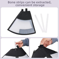 Soft Dog Cone Suitable for Postoperative Use in Dogs, Adjustable and Comfortable Elizabeth Collar, Used for Wound Care, Sterilization, Suitable for Medium to Large Dogs (XL)