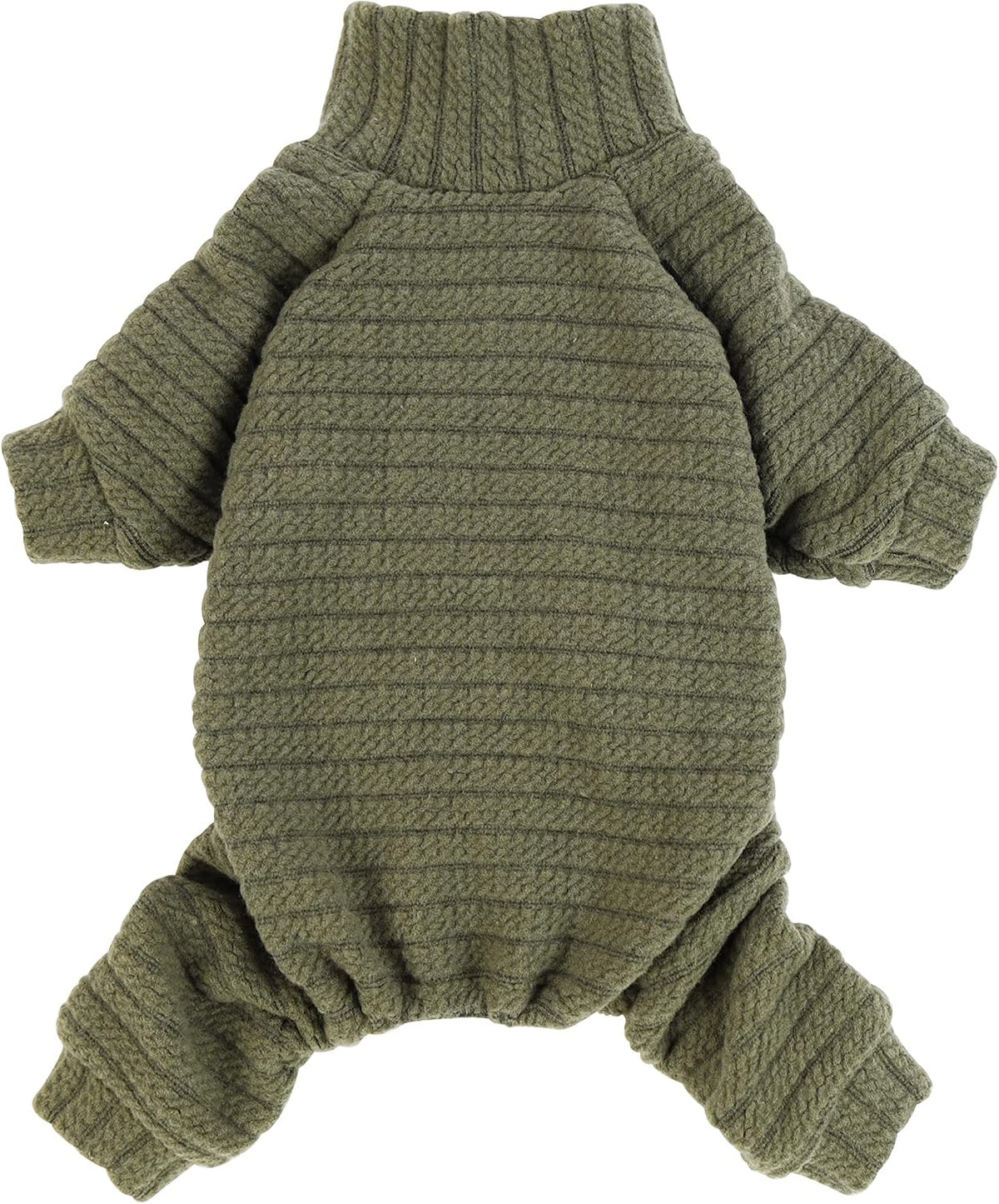 Fitwarm Turtleneck Raglan Dog Pajamas - Large / Sage Green