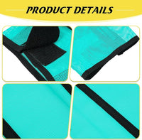 Jexine 12 Fly Boots for Horse Set of 12 Loose Breathable Mesh Horse Fly Sheets Protective Horse Leg Wraps Leggings for Preventing Flies and Mosquitoes Bites (Green, Purple, Yellow)