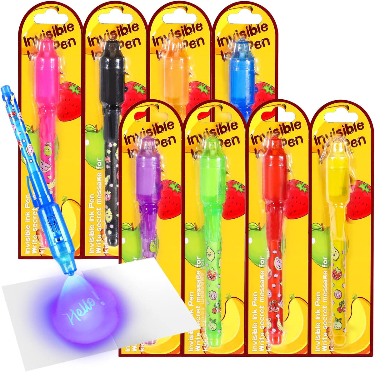TAFULOR Invisible Ink Pen for Kids - 8 Count (Pack of 1)
