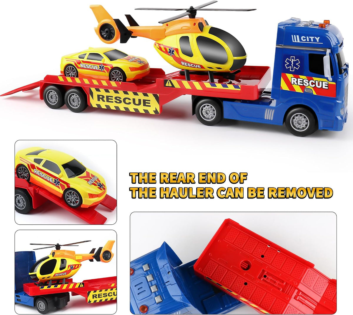 Dwi Dowellin Toddler Boy Toys for 3 4 5 6 Year Old - Tow Truck - image 2