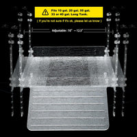 Hanging Floating Turtle Basking Platform Dock for 40 Breeder 75Gal - W: 12 In - image 2