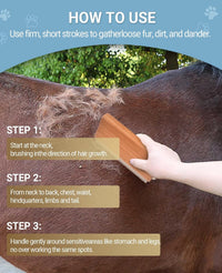 Dog Brush for Shedding, Pet pro Grooming Tool - L ( 5.3 Inch ) - image 3