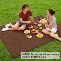 Waterproof Dog Bed Blanket - Brown+beige / Plaid / 52x82 Inch - image 4