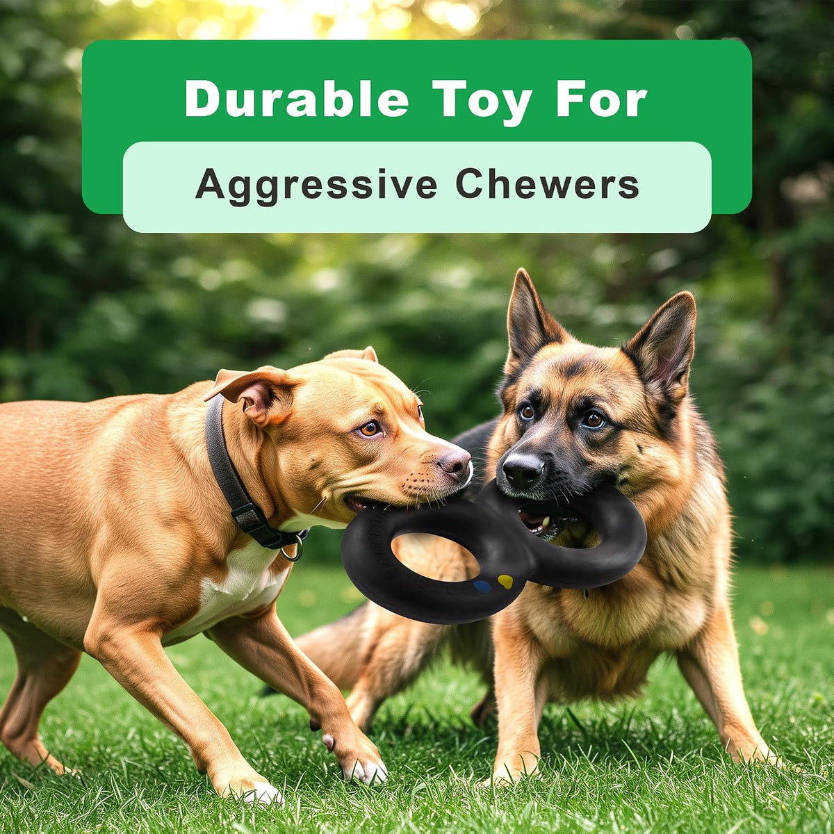 Goughnuts, Dog Toys for Aggressive Chewers - Large (60-120 lb (Maxx Size)) / Toughest HD Pro 50 - image 2
