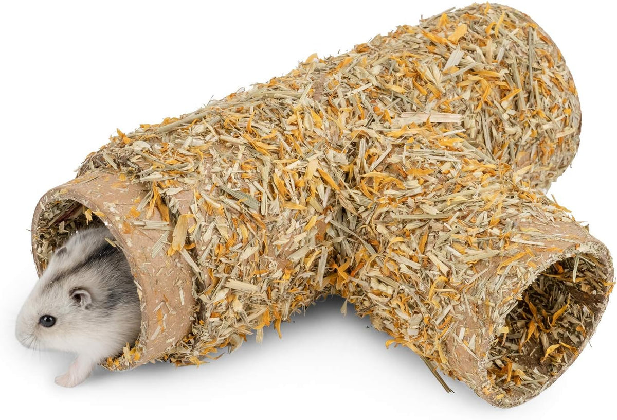 Niteangel Creative & Composable Hamster Tunnel: Edible Water Hyacinth - T-Shape