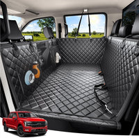Zanch Hard Bottom Dog Seat Cover for Trucks - Black / Standard - Cars, SUVs & Medium Trucks