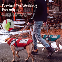 Dog Winter Coat with Harness Built in - XXX-Large(Chest:41.34 in) / Turquoise Green - image 4