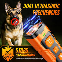 Dog Bark Deterrent Device, 3X Ultrasonic Anti Barking Devices – Essentials for Dogs - Orange - image 4