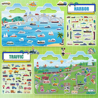 Cosomia 6 reusable puffy sticker books with princess, mermaid and garden themes - view 11