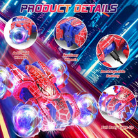Spider Remote Control Car Headlight Double Sided Off-Road 360° - Red Dual Control - image 2