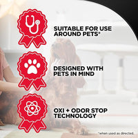 Resolve Ultra Pet Odor and Stain Remover Spray – Carpet Cleaner for Cat and Dog Urine and Poop, 32oz