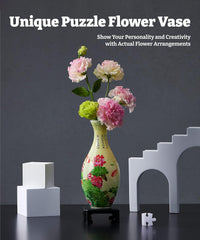 Pintoo Unique 3D Puzzle Vase for Adults - Carp With Lotus / 160 - image 2