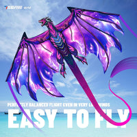 SGftre Complete Kite with Handle, Line & Accessories - 1 / Speed Dragon Purple - image 2