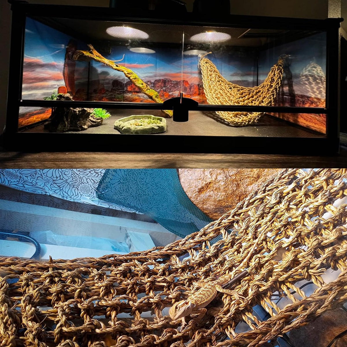 Bearded Dragon Tank Hammock - Triangle - image 4