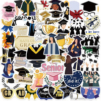 100PCS Vintage Christmas Stickers - Graduation Stickers