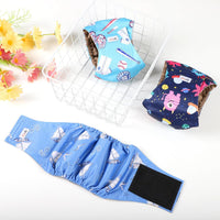 Dog Belly Bands for Male Dogs 5 Pack, Reusable Male Dog Diapers - XLarge / Turtle - image 4