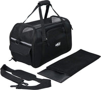EliteField Soft-Sided Pet Carrier for Cats & Small Dogs – Essentials for Dogs - 21.0"L x 12.0"W x 13.0"H / Black - image 4