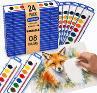 [24 PACK] Watercolor Paint Set