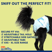 Hartz Disposable Dog Diapers, Size S 36 count - Trial Pack / Extra Large - image 3
