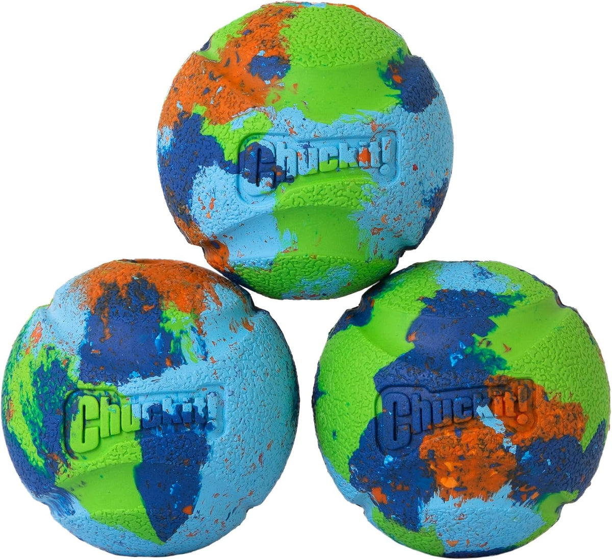 Chuckit! Limited Edition EcoFetch Ball Dog Toy, Medium Pack of 3 - EcoFetch