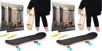 Charniol two mini wooden finger skateboards with wheels and screwdrivers - view 2