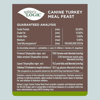 Nature's Logic Canine Turkey Meal Feast, 4.4lbs