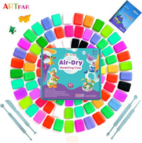 ARTPAR Air Dry Clay for Kids - 66 Colors - image 2