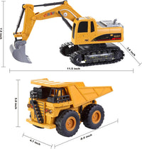 JOYIN 2 PCS Remote Control Construction Vehicle Toy Set - image 4