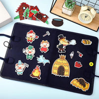 Windkream felt story pieces with fairy tale characters, animals and scene cutouts for flannel board - view 5