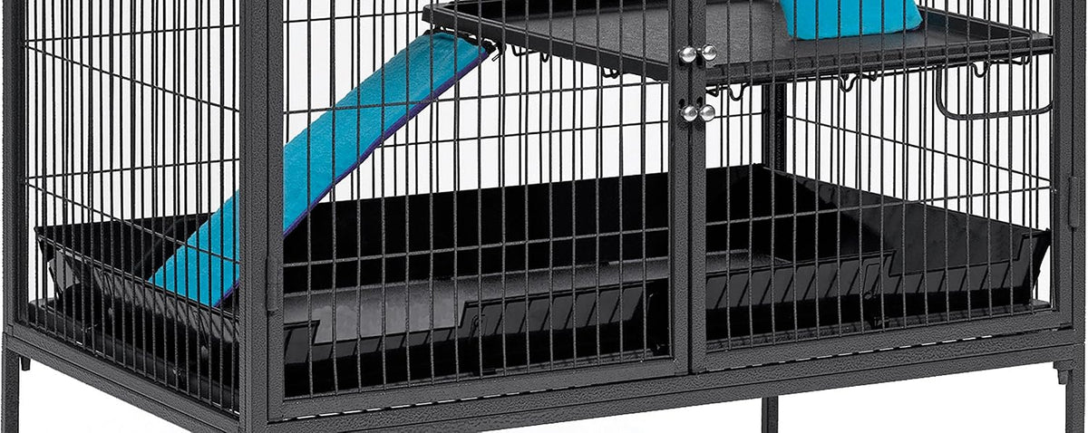 MidWest Homes for Pets 142PAN Replacement Pan for Midwest Cat Cage - Black / 33.5"L x 22.6"W x 3.5"H - image 2