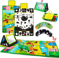 Tummy Time Mirror & Play Mat & Pillow 3-in-1