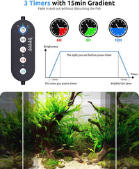 SEAOURA WRB LED Aquarium Light with Timer for 24-30in Freshwater Fish - For 12'' - 18'' Tank - image 4