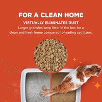 World's Best Cat Litter Low Tracking & Dust Control, Unscented - 32lb - image 4