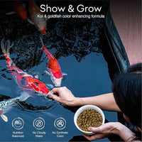 Big Kahuna Koi Fish Food- 45lbs Food – Made in The USA - Floating Pellets – 3/16" - 1/4" Pellet Size – 32% Protein Fish Food – Rich in Nutrients