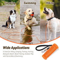 Check Cord Dog Leash Long Lead Obedience Recall Training Tracking - Orange / 3/8 inch * 15foot - image 4