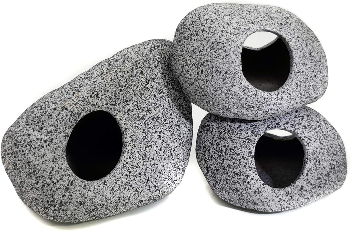 Aquarium Decorations Rock, Stackable Fish Tank Decor Cave - J101+J001x2 - image 2