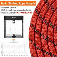 Heavy Duty Dog Leash, 15FT Training Leash with Swivel Lockable Hook, Padded Handle and Highly - 15ft*1/3" / Red - image 2