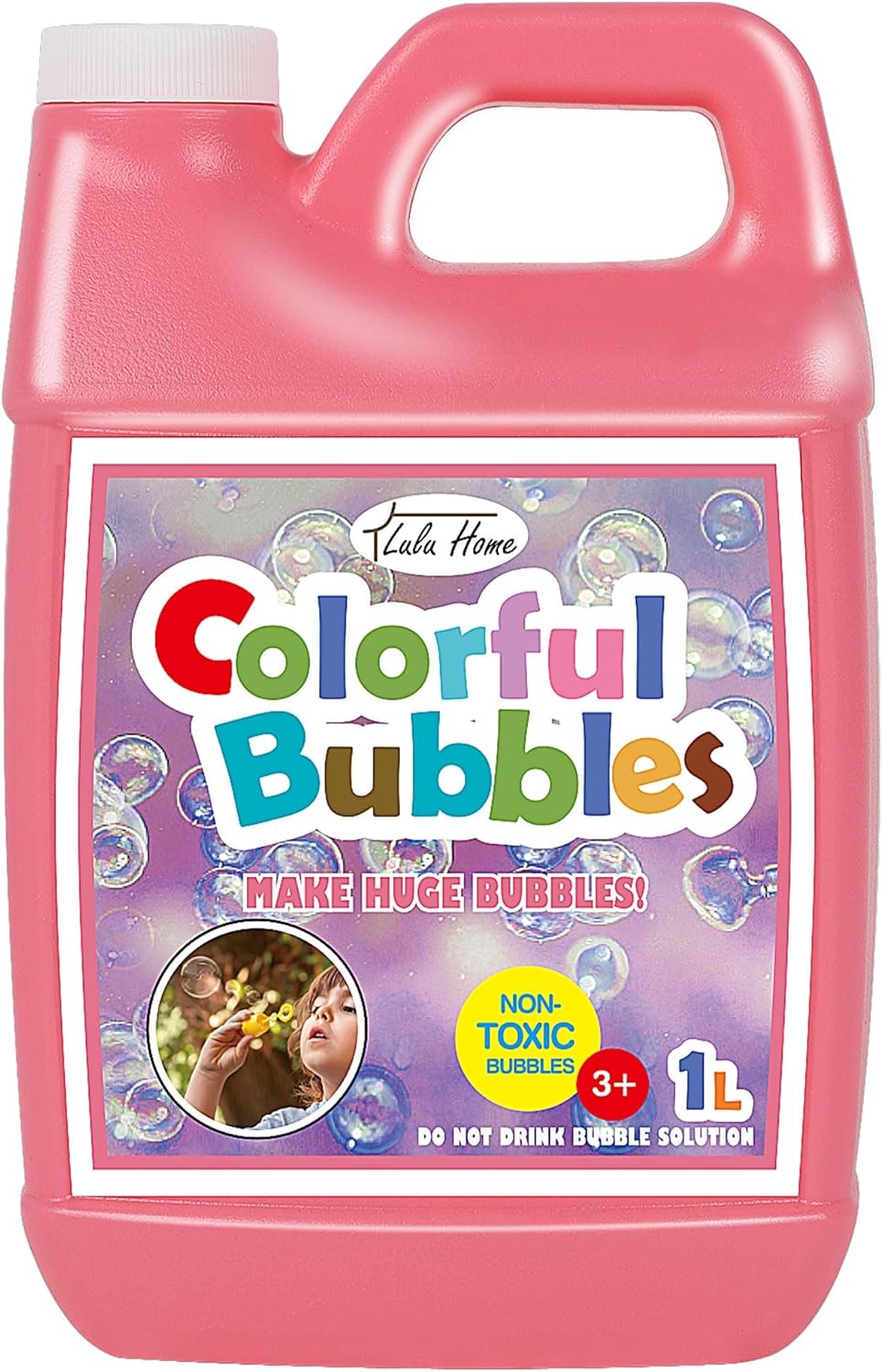 Lulu Home 33.8 OZ/1 L Concentrated Bubble Solution - Pink