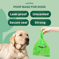 The Original Poop Bags® Dog Waste Bags with Handles, 38% Plant-Based, Heavy-Duty & Leak-Proof, 300 Count