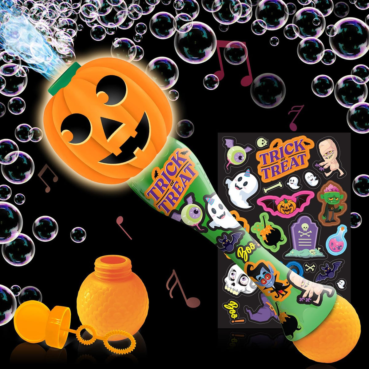 ArtCreativity Halloween Bubble Wand for Kids - Pack of 1