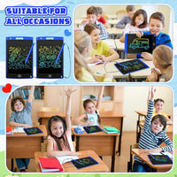 Zonon 4 Pcs LCD Writing Tablet for Kid, Red, Green, Pink - Blue - image 4
