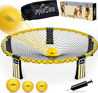 Fastes roundnet game set with round net, three balls and carrying bag - view 2
