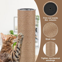 4 PCS M8 Cat Scratching Post Replacement - 40cm / M8+Grey - image 4