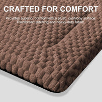 Dog Bed Mat,Reversible & Ultra Soft Kennel Pad-Machine Washable Pet Bed for Dogs & Cats-All-Weather - 24.0" L x 18.0" W x 1.5" Th / Dark Brown - image 3