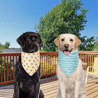Halloween Dog Bandanas Pink Black XLarge 2PCS - 26-Turtle Lemon / Small - image 2