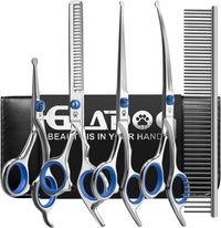 Dog Grooming Scissors Kit with Safety Round Tips - Classic
